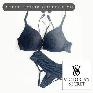 Victoria's Secret Very Sexy After Hours Strappy O-Ring Lace Chain Set Set 32A XS